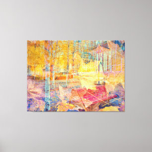 Autumn Abstract Canvas Print