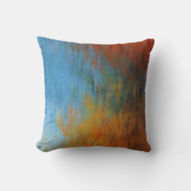 Autumn Abstract Cushion (Front)