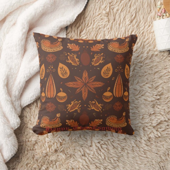 Autumn Abundance Cushion (Blanket)