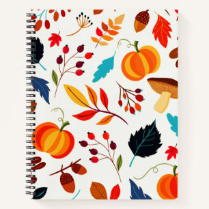 Autumn Abundance Custom Notebook