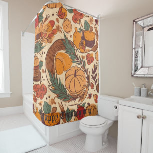 Autumn Abundance Shower Curtain