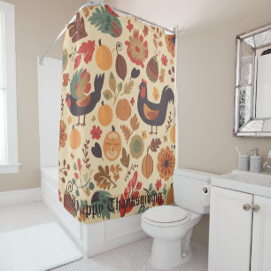 Autumn Abundance Shower Curtain