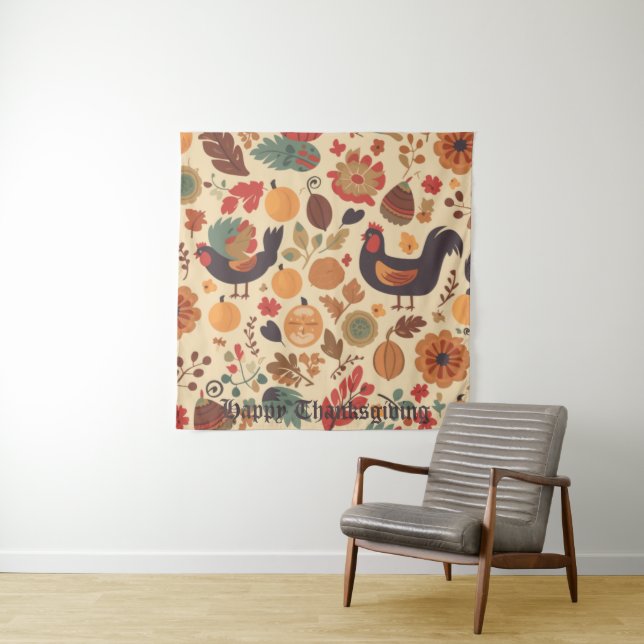 Autumn Abundance Tapestry (In Situ)