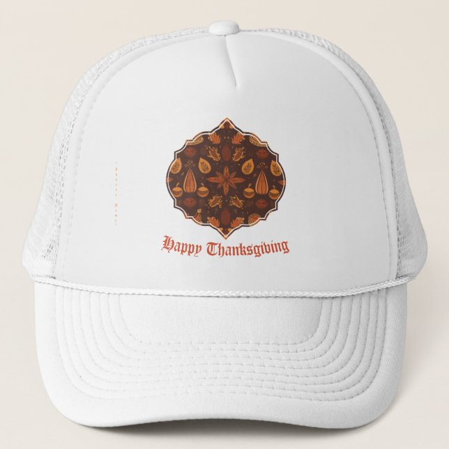Autumn Abundance Trucker Hat (Front)