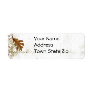 Autumn address labels