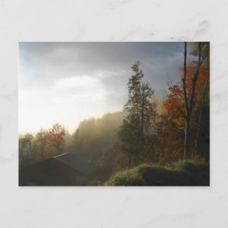 Autumn Adirondacks Trees Scene Landscape Postcard