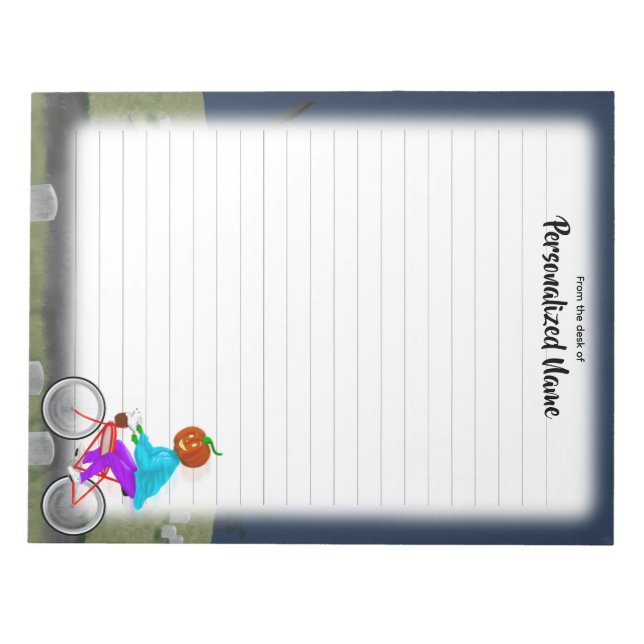Autumn Adventure - Lined  Notepad (Front)