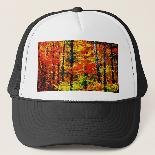 Autumn Afternoon - Painting Art Hat (Front)
