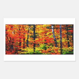Autumn Afternoon - Painting Art Stickers