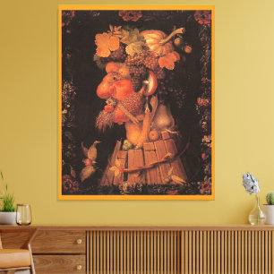 Autumn, Allegorical Painting, Canvas Print