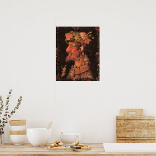 Autumn, Allegorical Painting, Poster