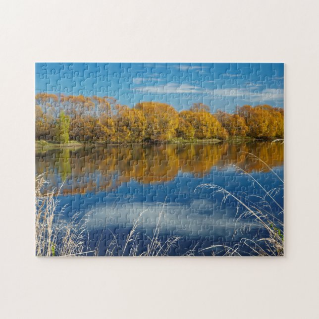 Autumn Along the Clutha River Jigsaw Puzzle (Horizontal)