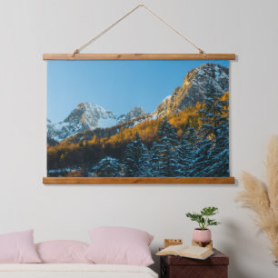 Autumn and winter scenery hanging tapestry
