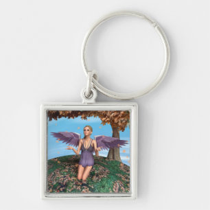 Autumn Angel Key Ring