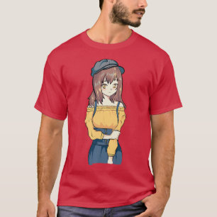 Autumn Anime Otaku Girl Aesthetic Japan Culture A T-Shirt