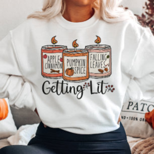AUTUMN APPLE CINNAMON PUMKIN SPICE GETTING LIT SWEATSHIRT