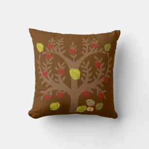 Autumn Apple Tree Pillow