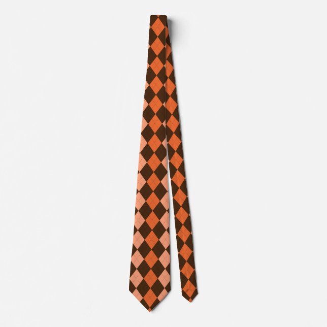 Autumn Argyle Tie (Front)