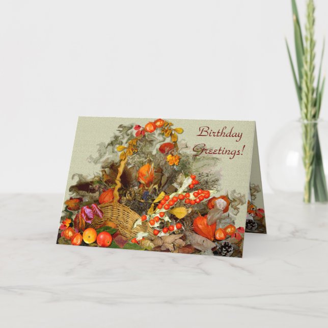 AUTUMN ARRANGEMENT ~ Card (Front)