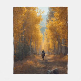 Autumn Aspen Throw Blanket - Seasonal Western 