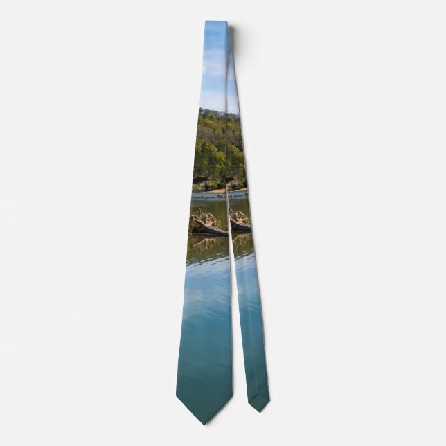 Autumn At Bryant Creek Neck Tie (Front)
