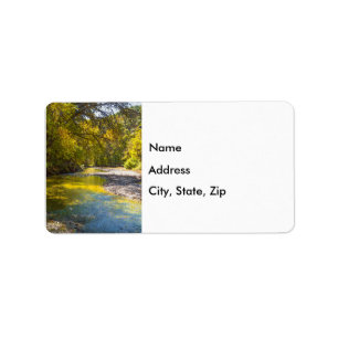 Autumn At Busiek Painterly Address Lable Label