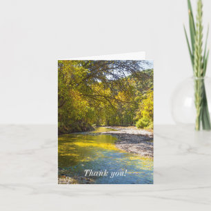 Autumn At Busiek Painterly Thank You Card
