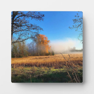 Autumn at Champoeg State Park, Oregon Poster Plaque