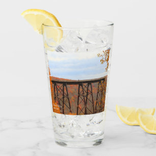 Autumn At Kinzua Bridge Souvenir Glass