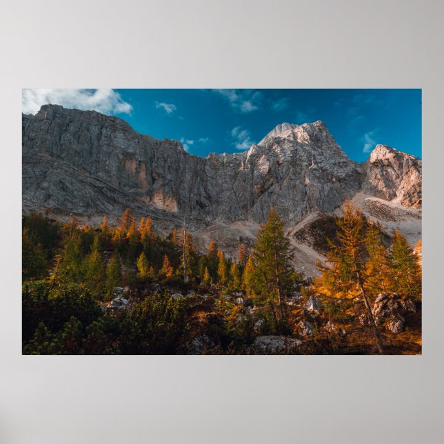 Autumn at mountains poster (Front)