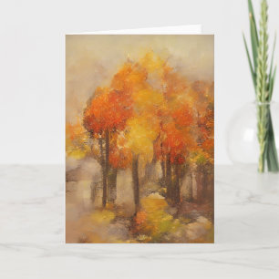 Autumn at My House Card