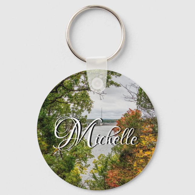 Autumn At Truman Dam Keychain (Front)