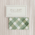Autumn Baby Shower Diaper Raffle Enclosure Card