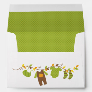 Autumn Baby Shower Envelopes