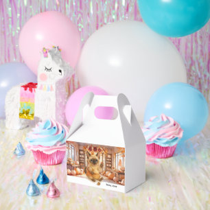 Autumn Baby Shower for Cat Lovers Favour Box