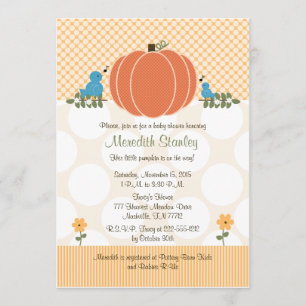 Autumn Baby Shower Invitations