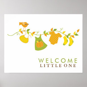 Autumn Baby Shower Sign
