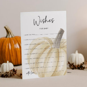 Autumn Baby Shower Wishes For Baby Card