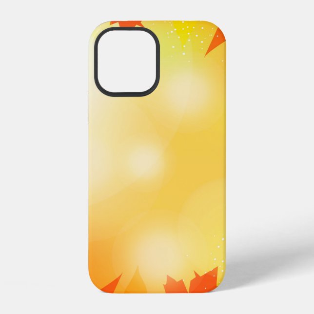 Autumn background bokeh fall nature iPhone case (Back)