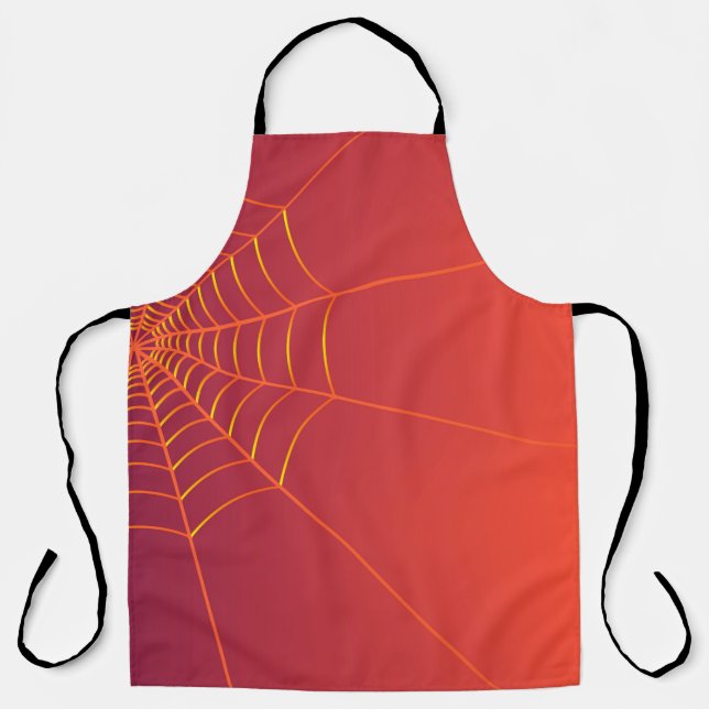 Autumn background halloween apron (Front)