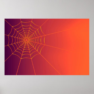 Autumn background halloween poster