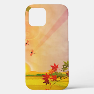 Autumn-background-trees-orange-fall iPhone 12 Pro Case