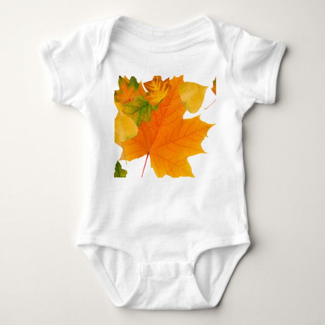 Autumn barbitose baby bodysuit (Front)