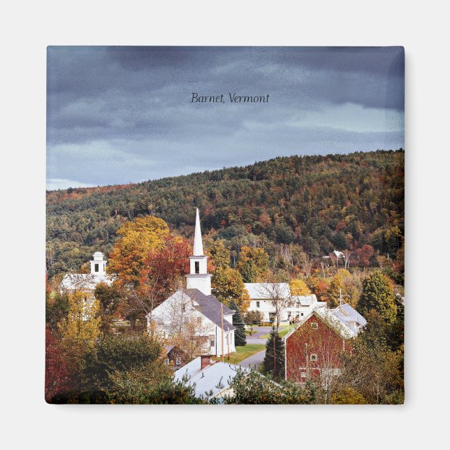 Autumn, Barnet, Vermont Magnet (Front)