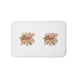 Autumn bath mat. mat