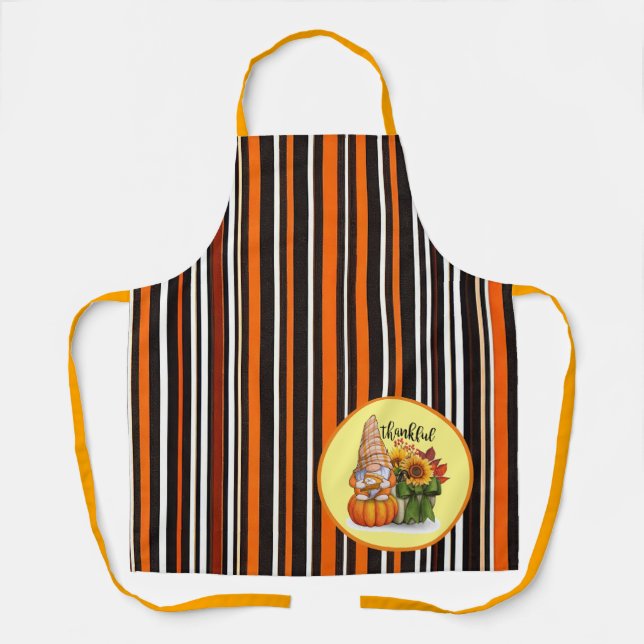 Autumn Beautiful Popular Thanksgiving Collection Apron (Front)