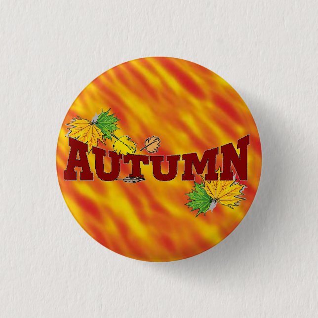Autumn Beauty - 3 Cm Round Badge (Front)