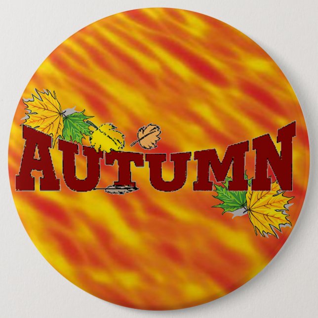 Autumn Beauty - 6 Cm Round Badge (Front)