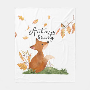 Autumn Beauty Fleece Blanket