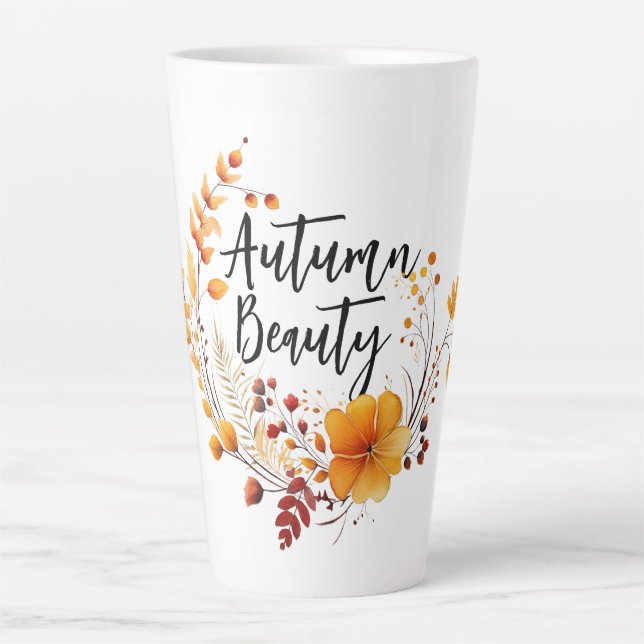Autumn Beauty  Latte Mug (Front)